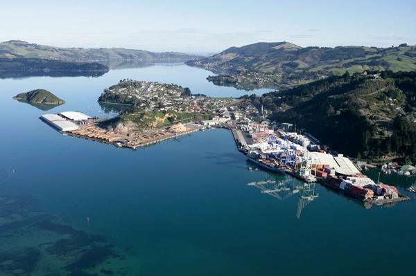 Port Chalmers:  View of Port Chalmers